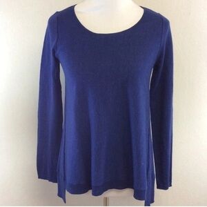 EILEEN FISHER Sz XS Oversized Fit Flare A-Line Soft Slinky Long Sleeve Tunic Top